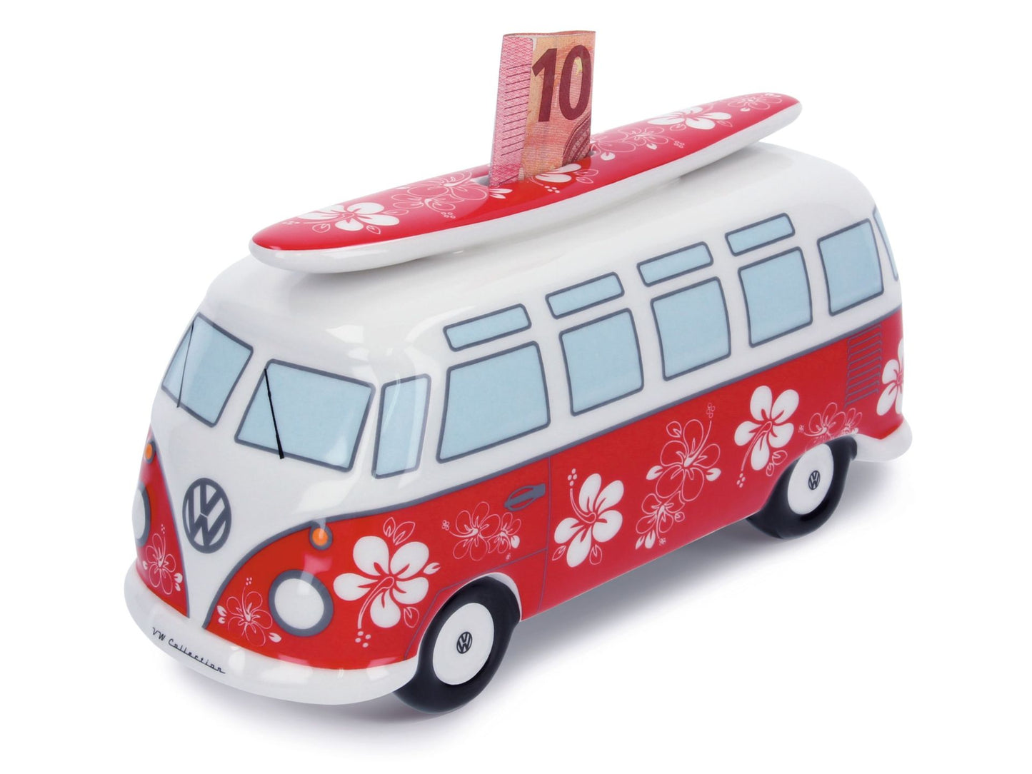 Tirelire VW Combi T1 avec planche de surf