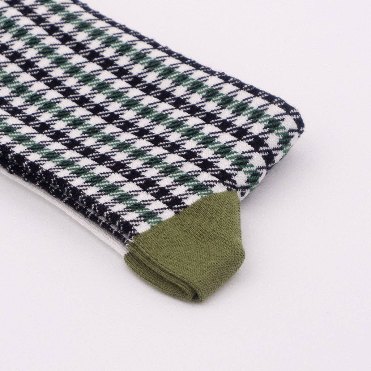 Chaussettes Pepita noires-vertes