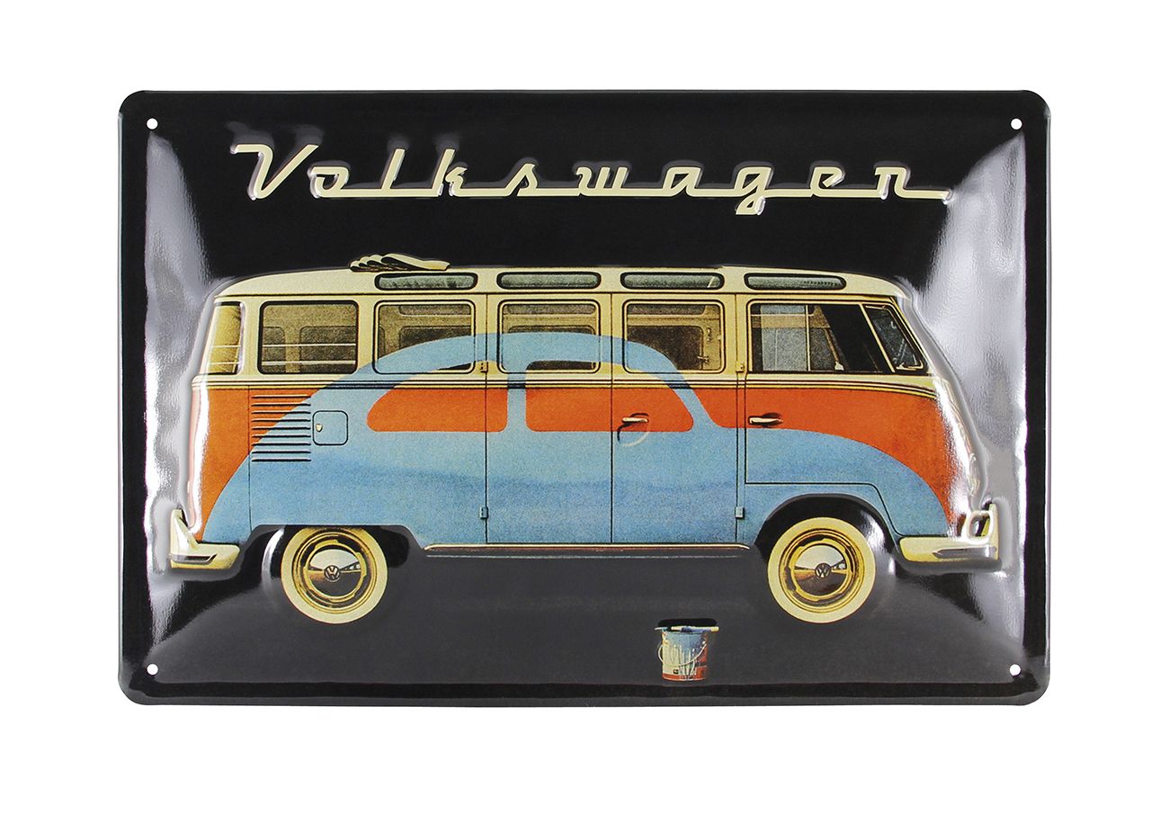 VOLKSWAGEN plaque métal