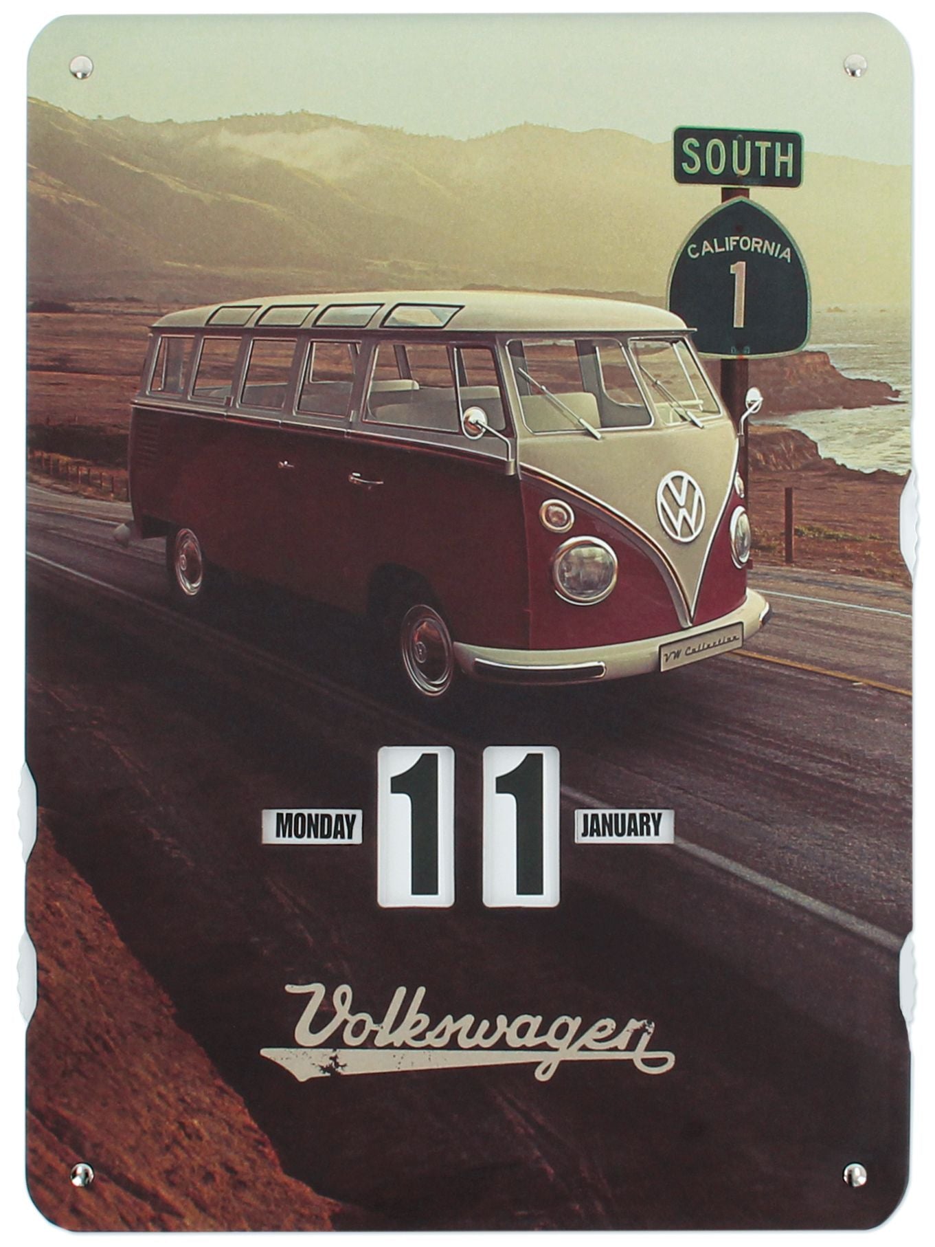 Calendrier perpétuel VW T1 Combi