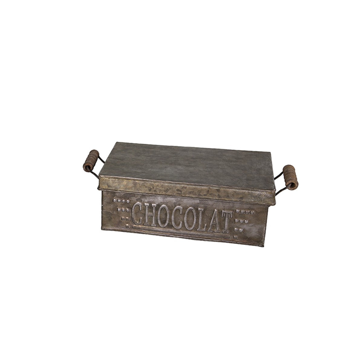 Lot de 2 boites Vintage en Zinc
