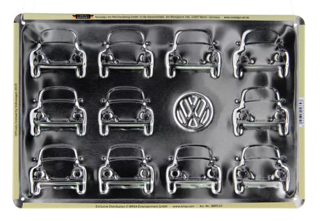VOLKSWAGEN plaque métal