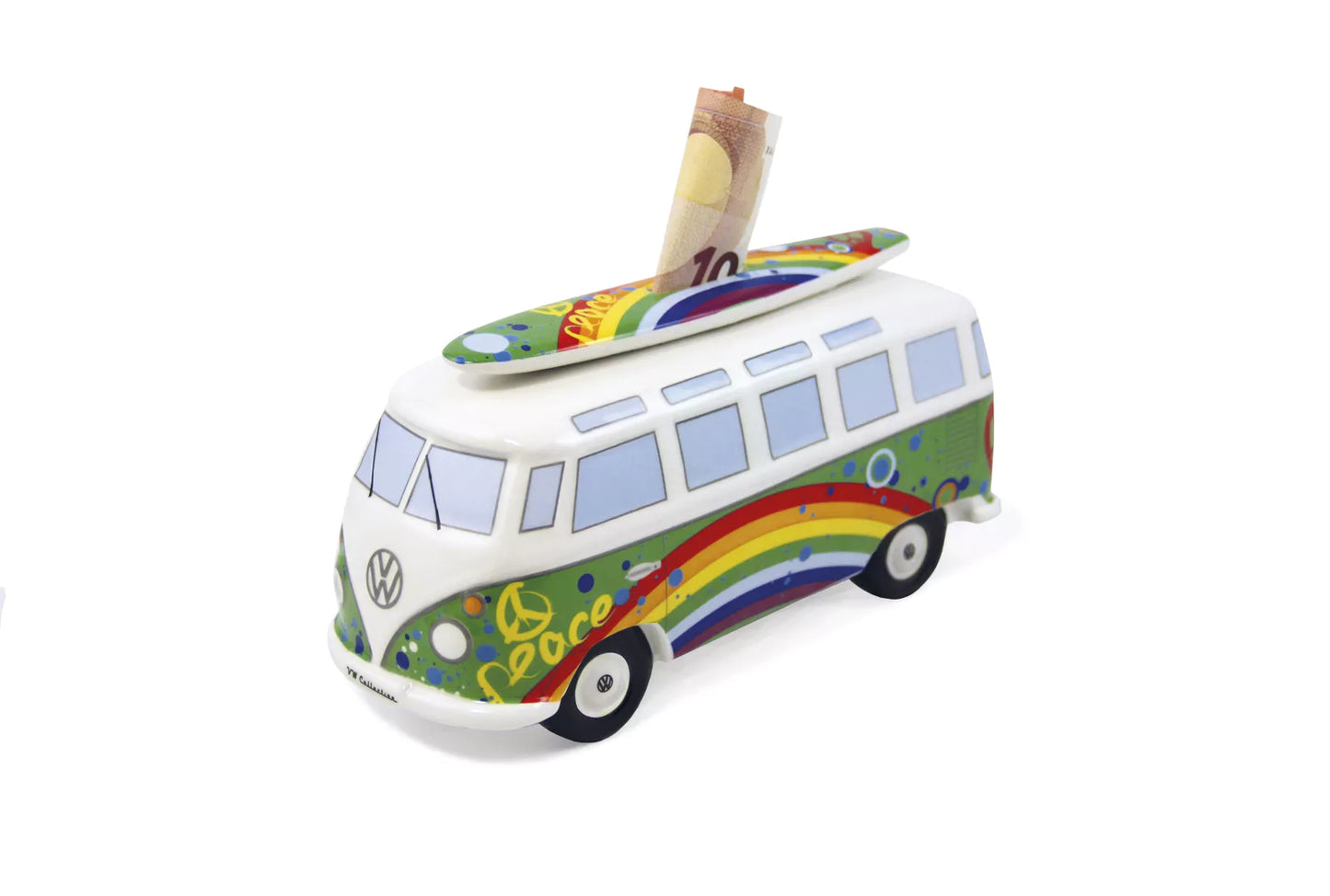 Tirelire VW Combi T1 avec planche de surf
