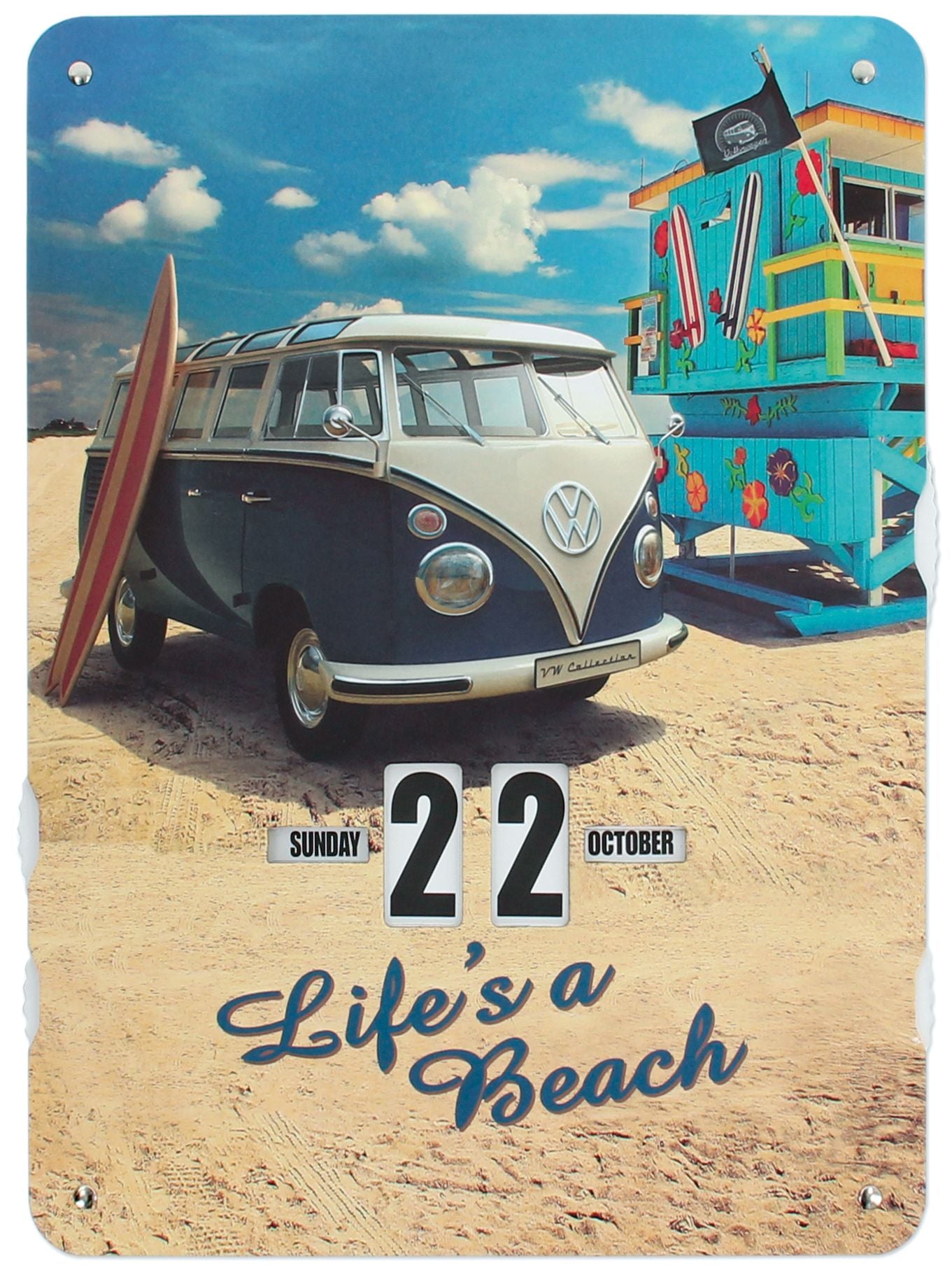 Calendrier perpétuel VW T1 Combi