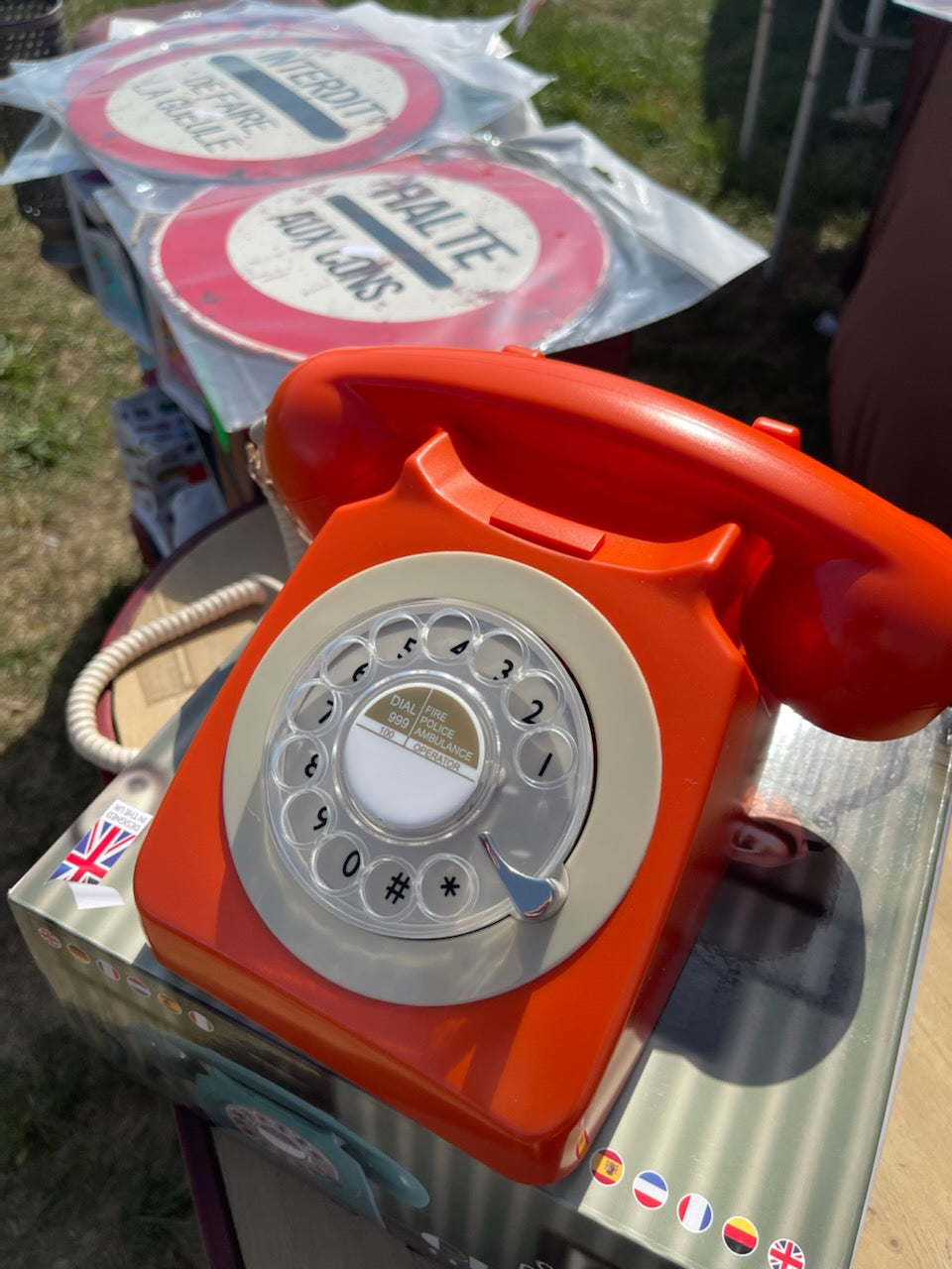 Téléphone GPO à cadran rotatif