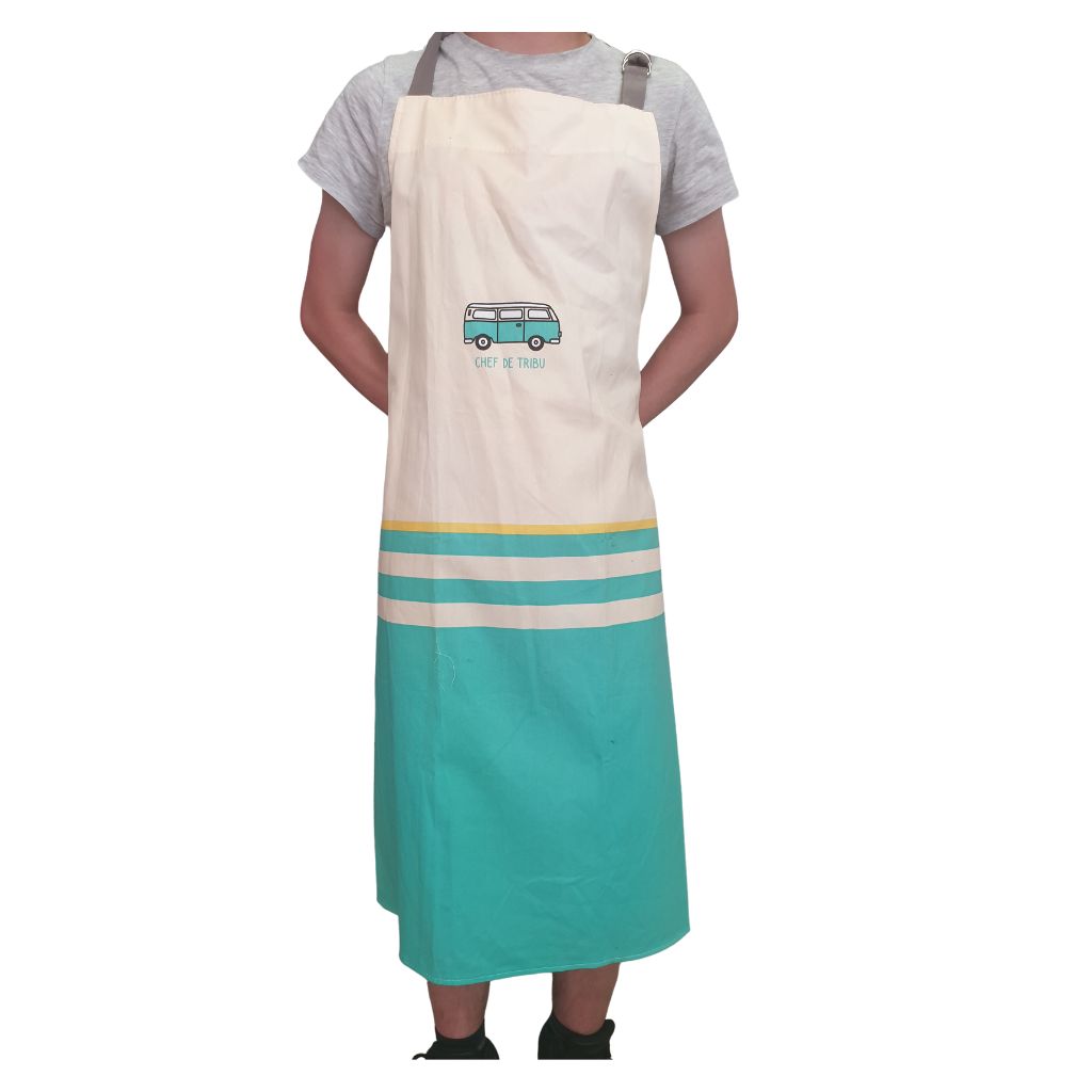 Tablier en coton motif Combi