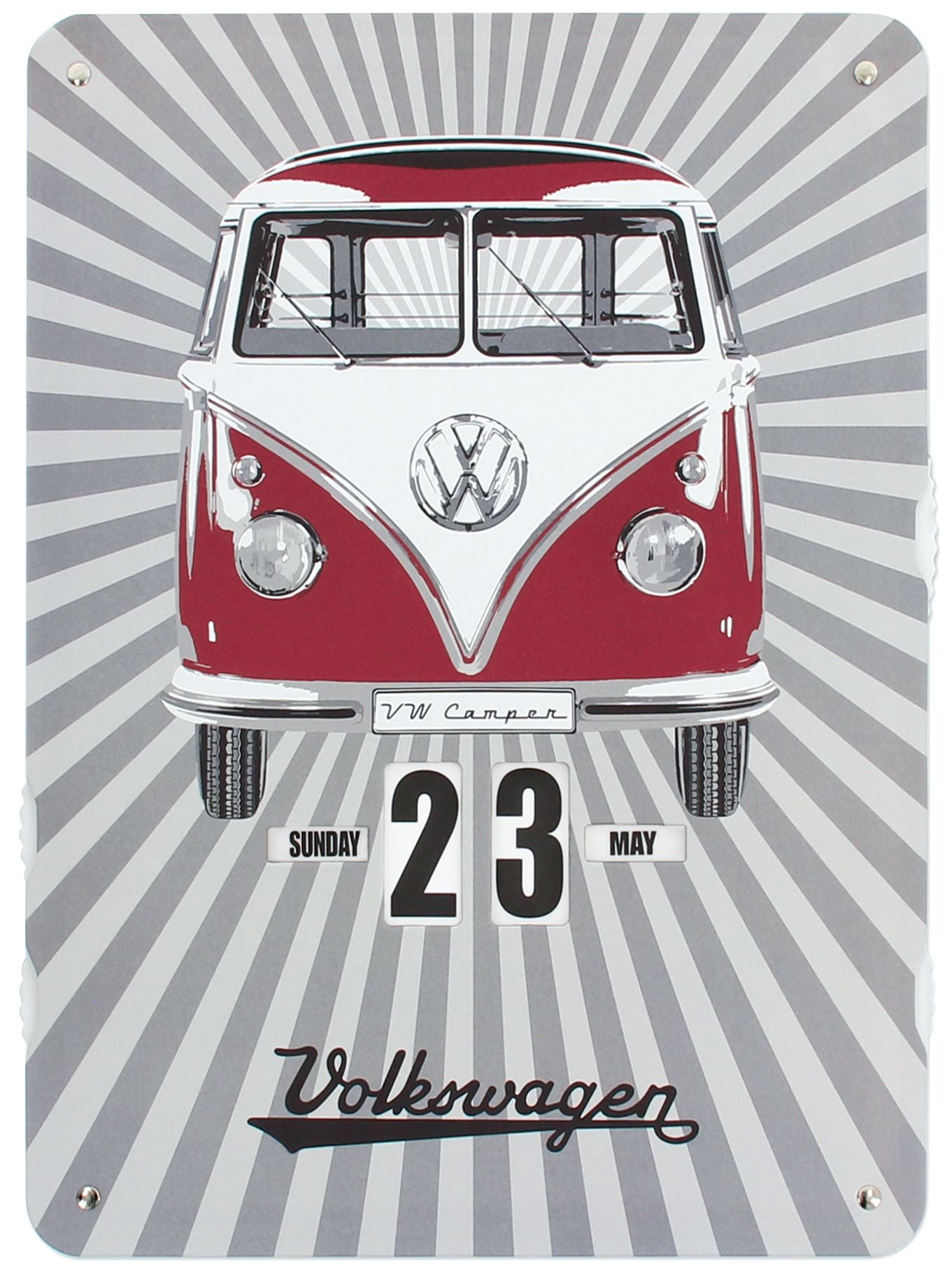 Calendrier perpétuel VW T1 Combi