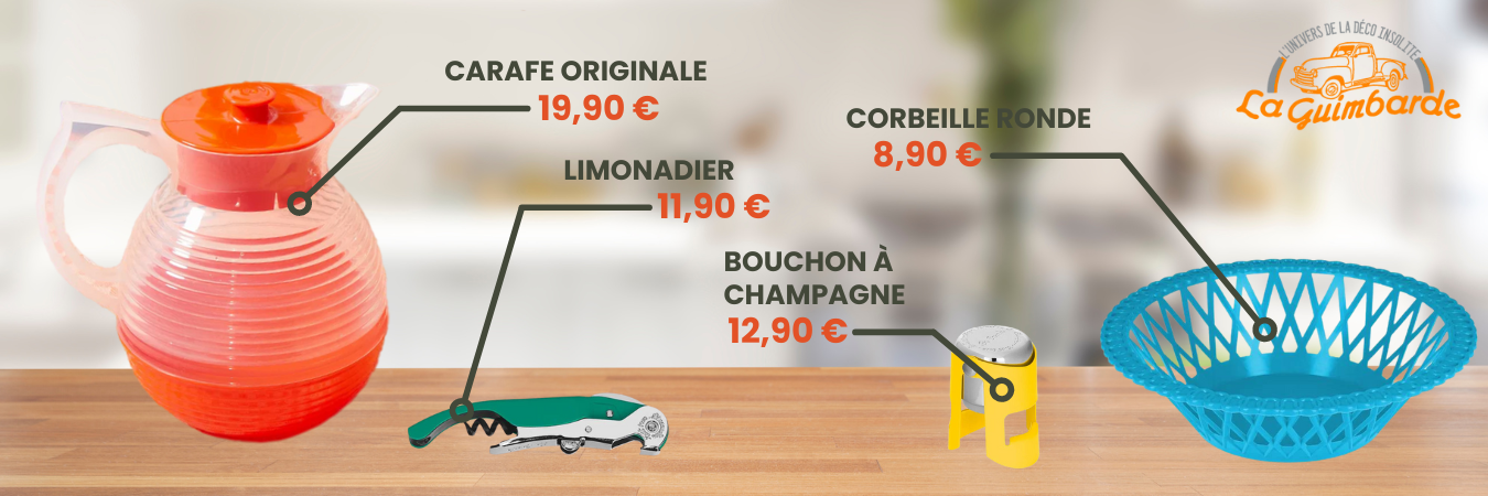 Déco La Guimbarde : Art de la table de la marque La Carafe