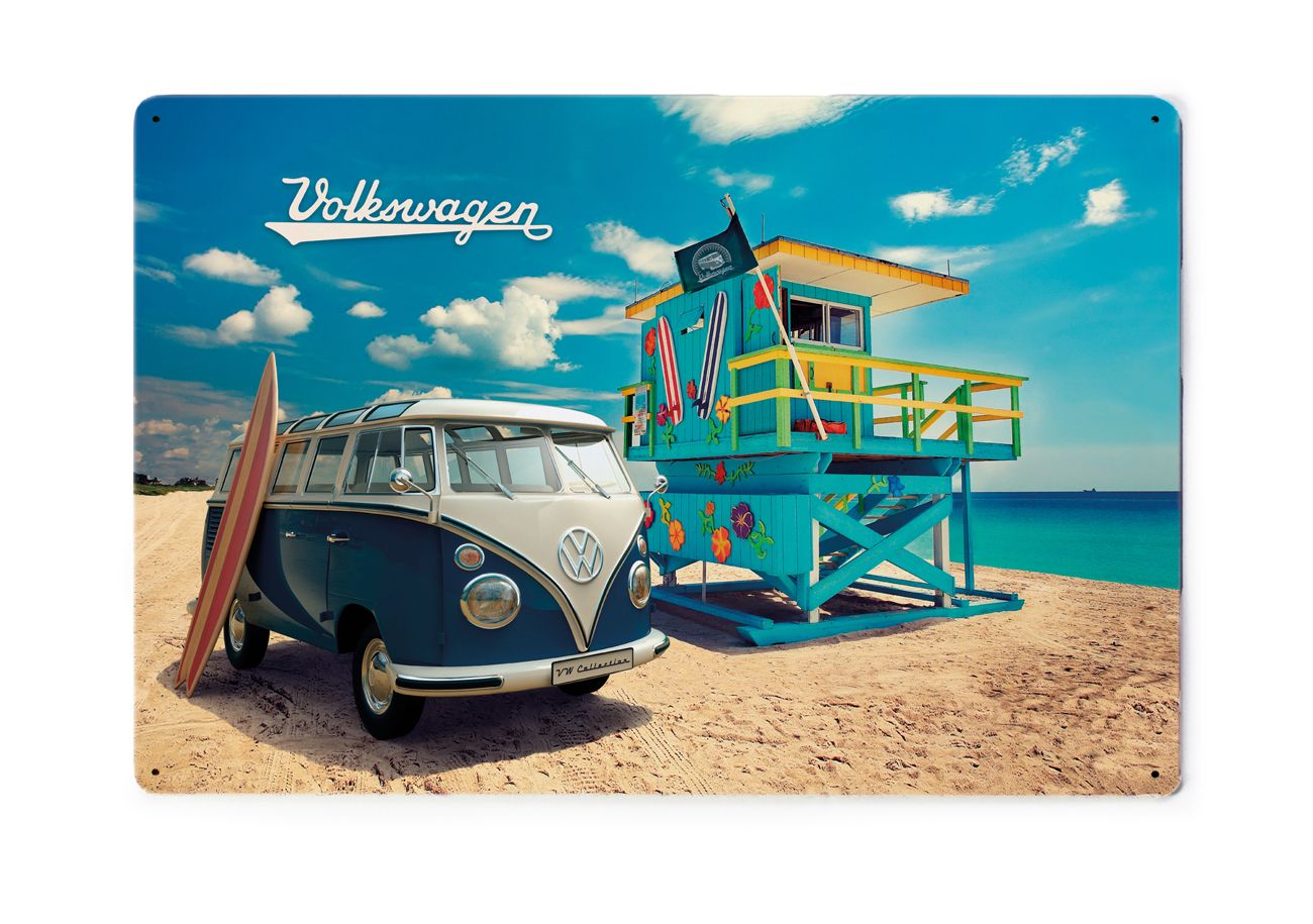VOLKSWAGEN plaque métal