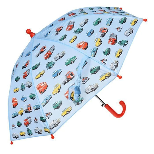 Parapluie enfant avec motifs de voitures Rétro Vintage