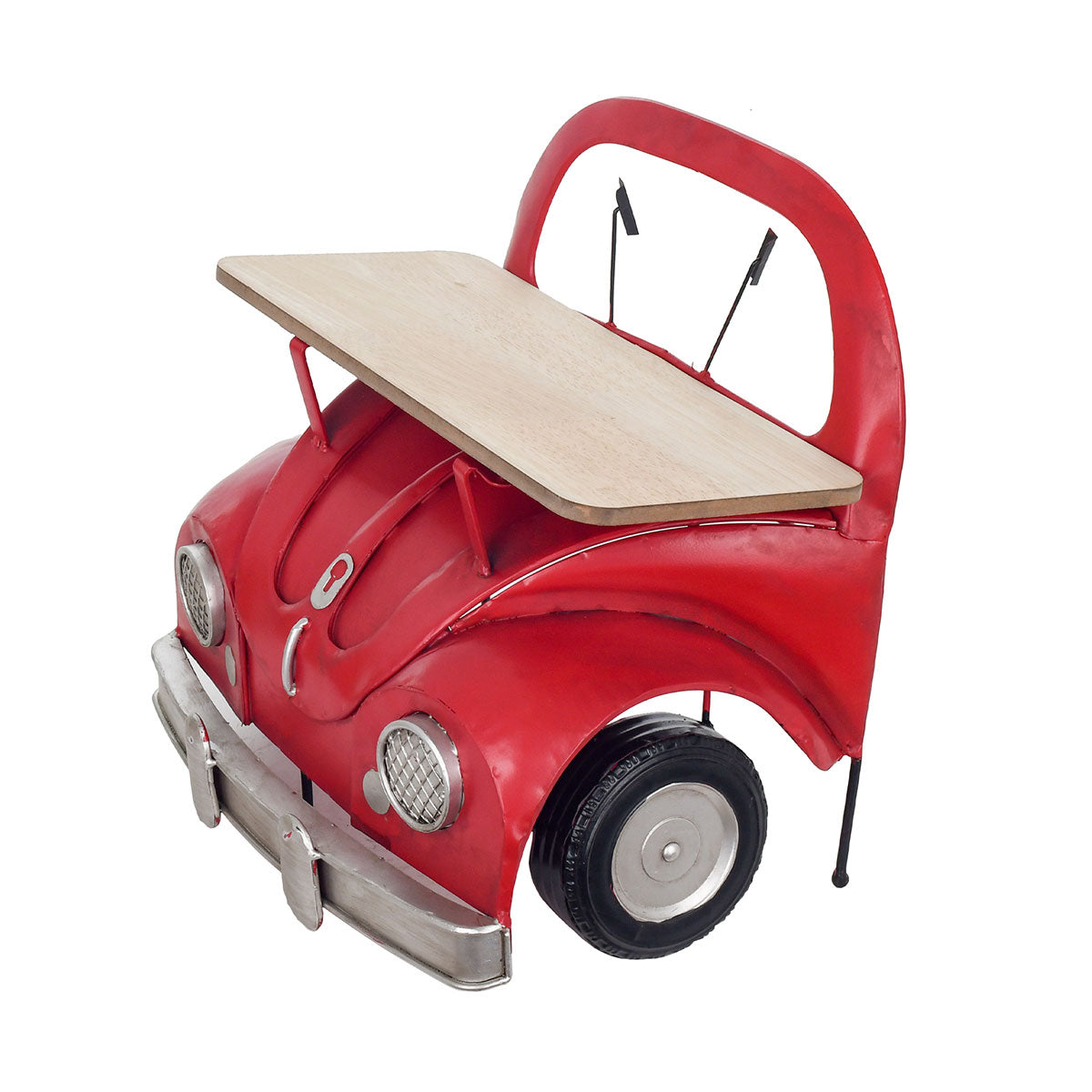 Etagère murale rouge en forme de Coccinelle