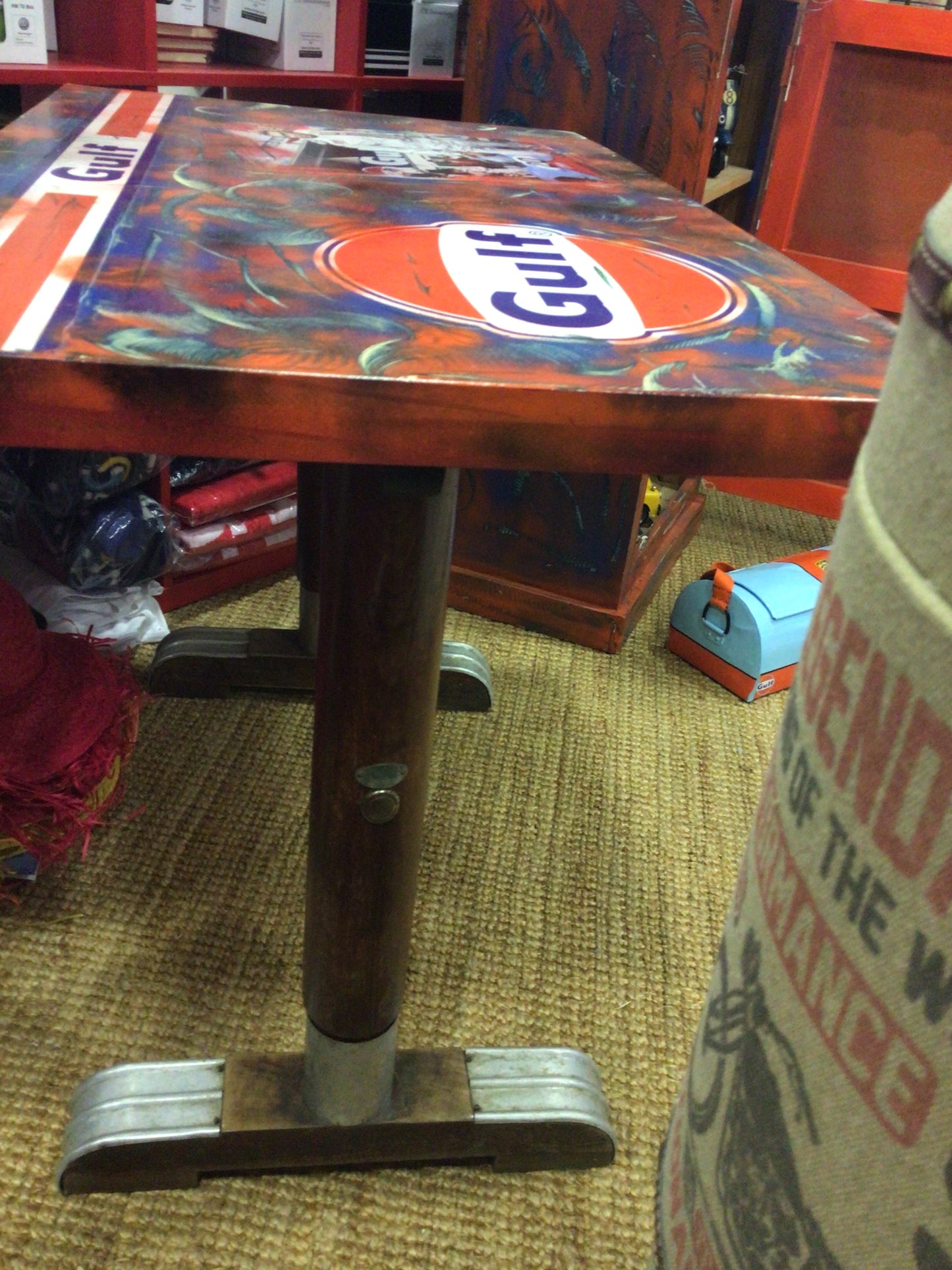 Table de salon recyclée Gulf