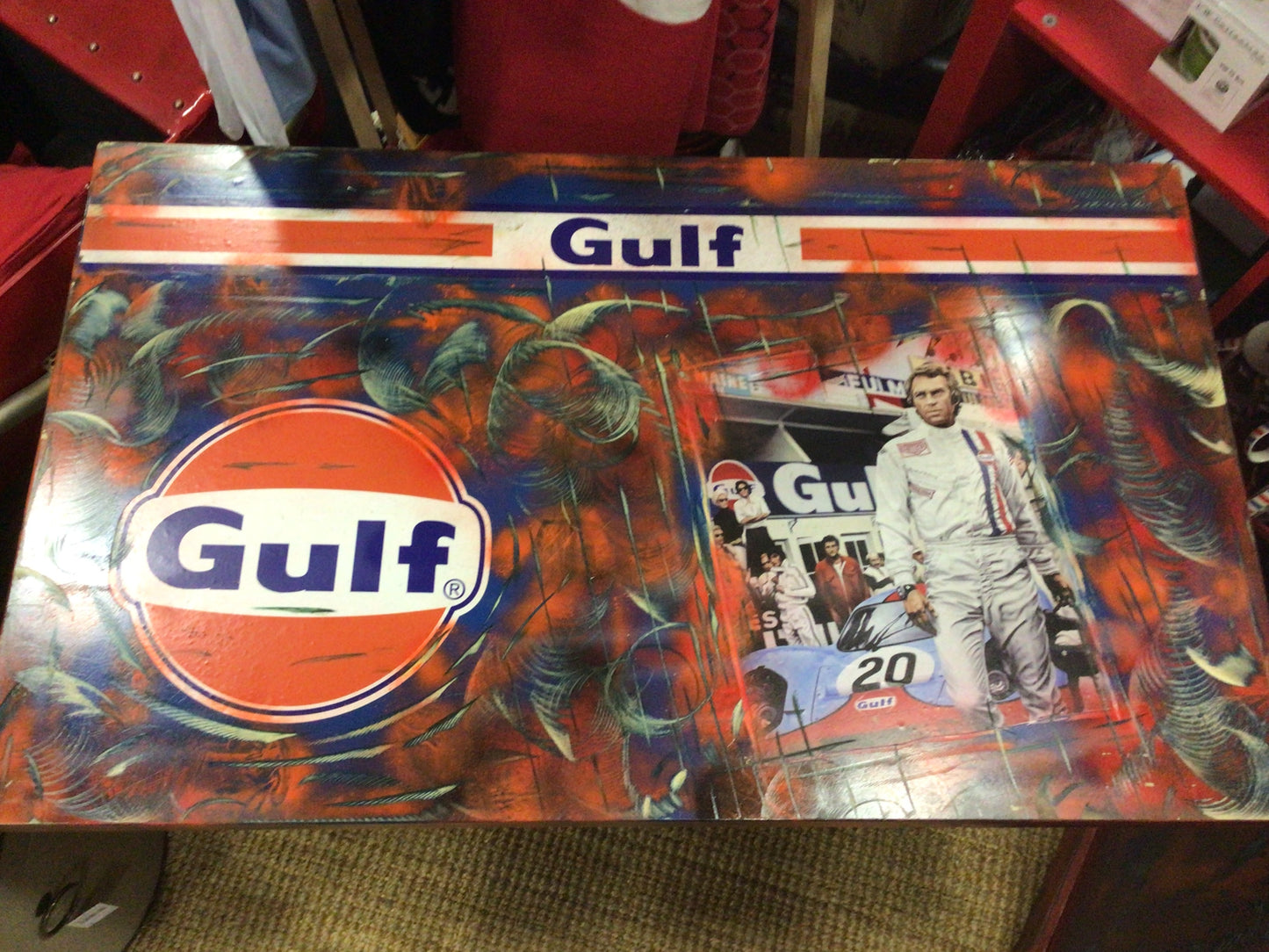 Table de salon recyclée Gulf