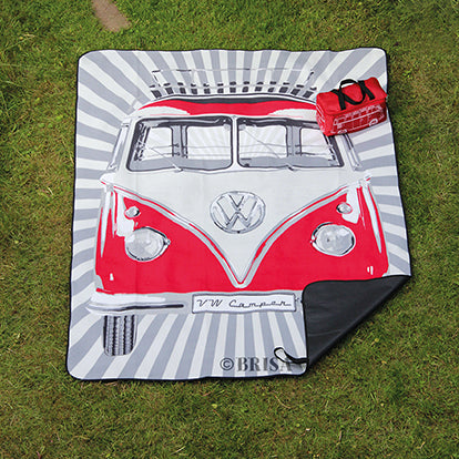 Couverture pique-nique Combi Volkswagen avec sa housse de rangement