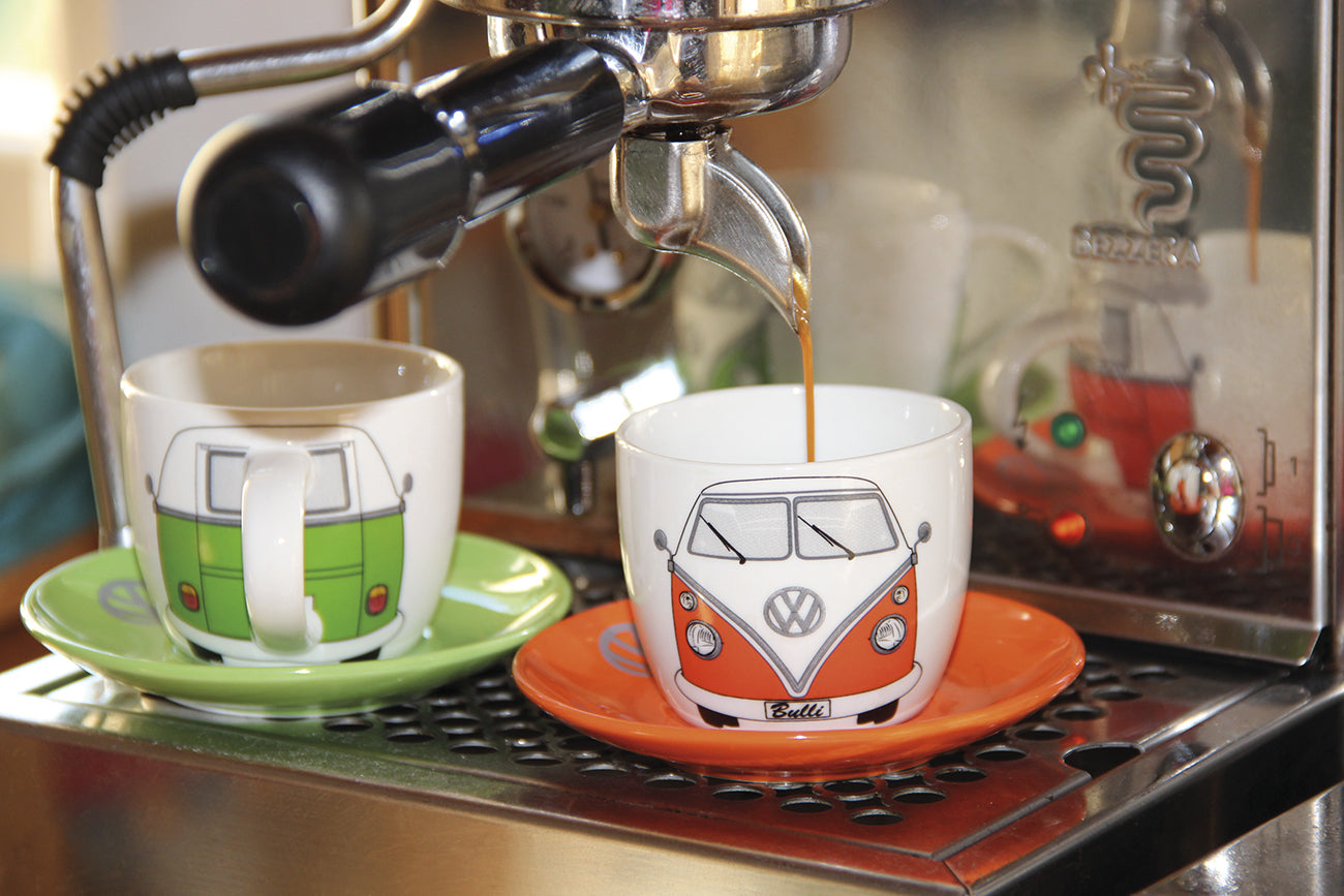 Set of Volkswagen Bus cups