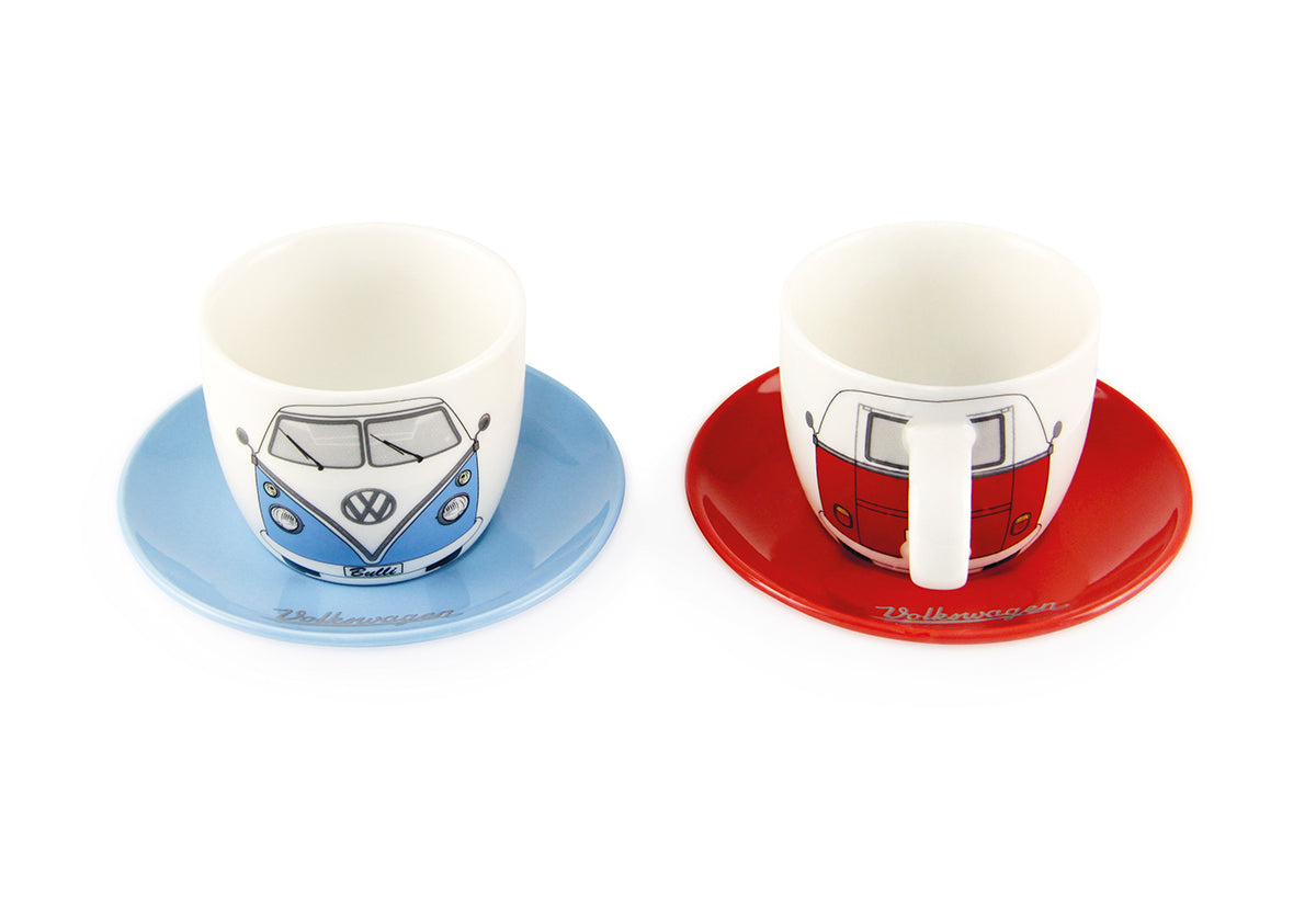 Set of Volkswagen Bus cups