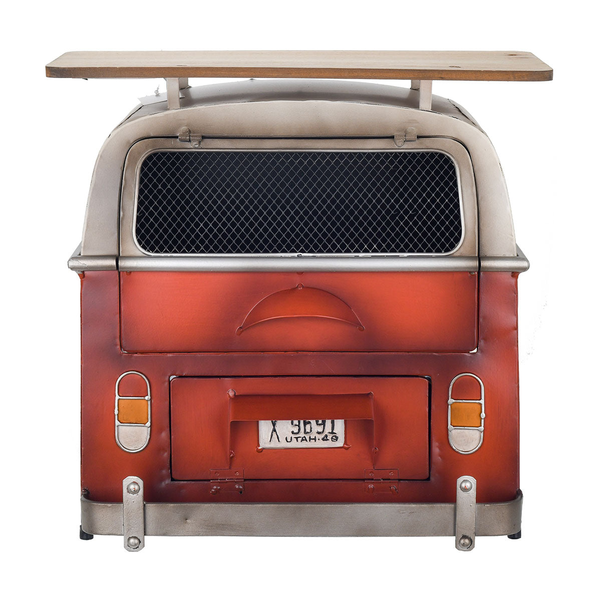 Etagère Combi rouge avec 2 trappes moteur
