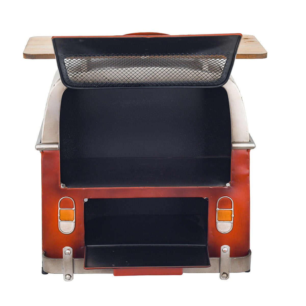Etagère Combi rouge avec 2 trappes moteur