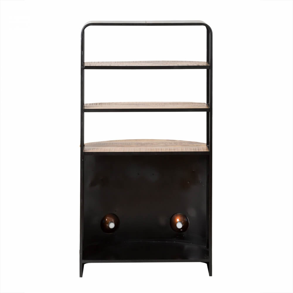 Meuble bar Combi Van avec plateaux en bois de manguier