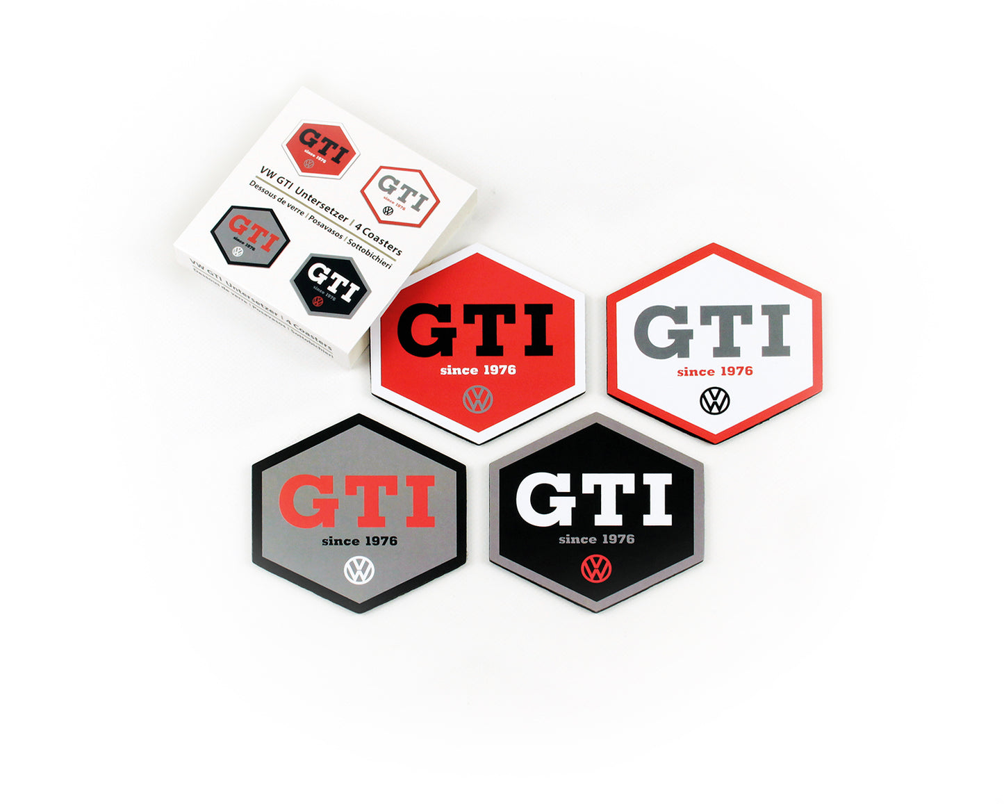 Lot de 4 sous verres GTI