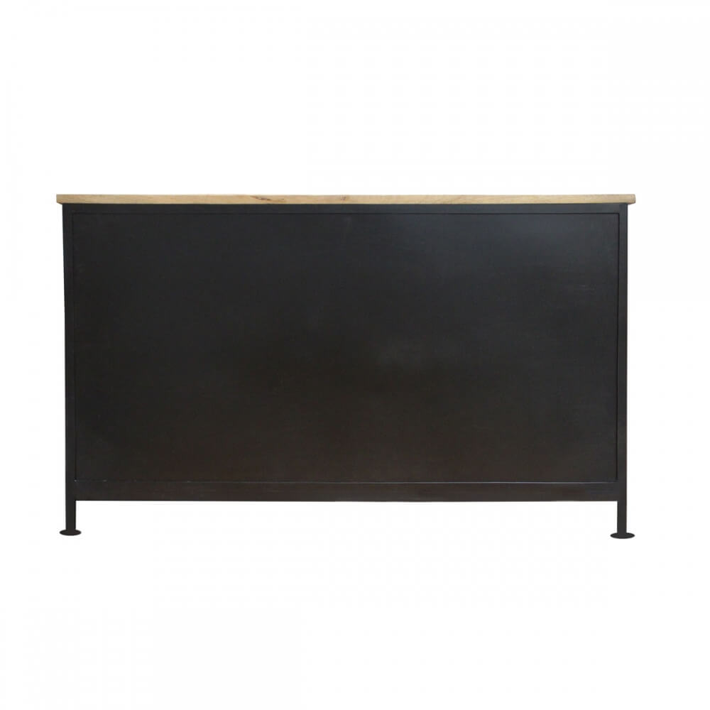 Buffet Combi Van avec plateau en bois de manguier