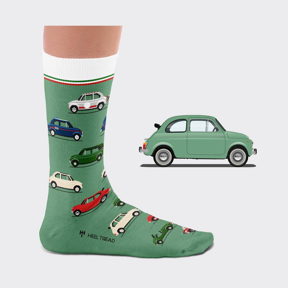 Fiat 500 chaussettes