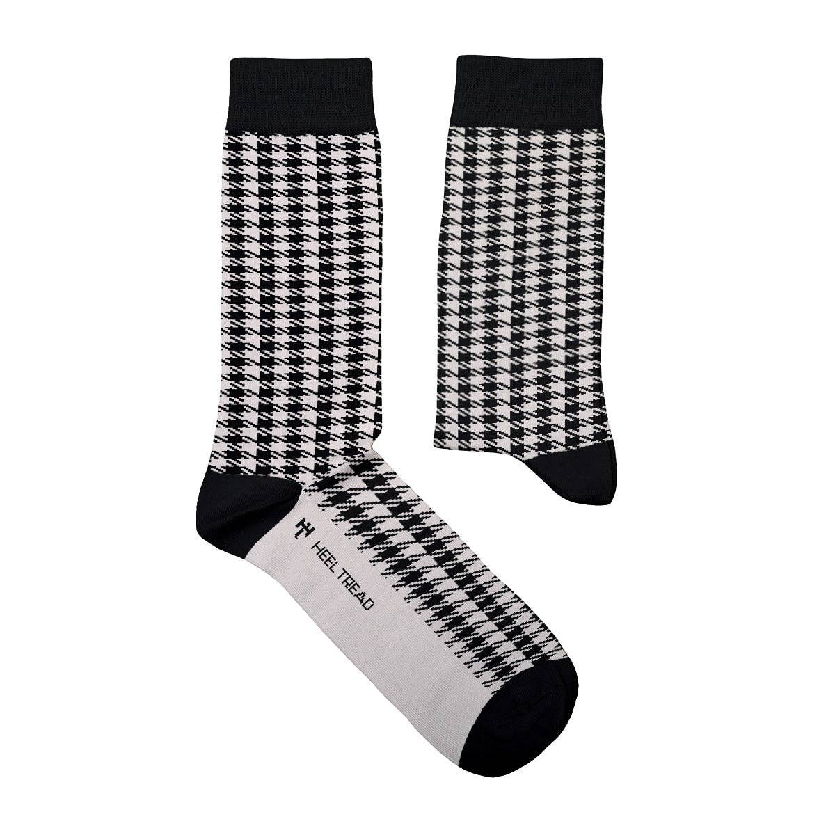 Chaussettes Pepita noir et blanc