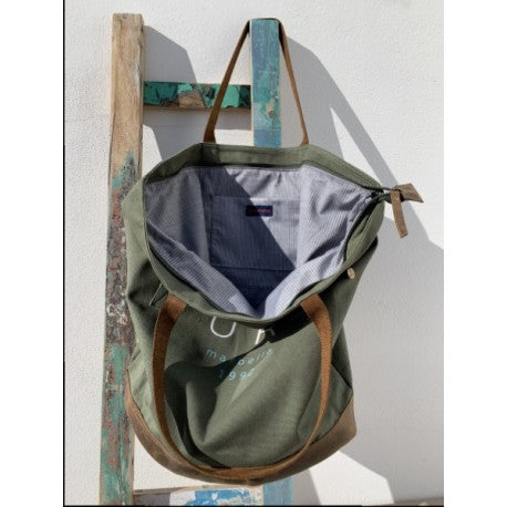 sac de plage en toile recyclée