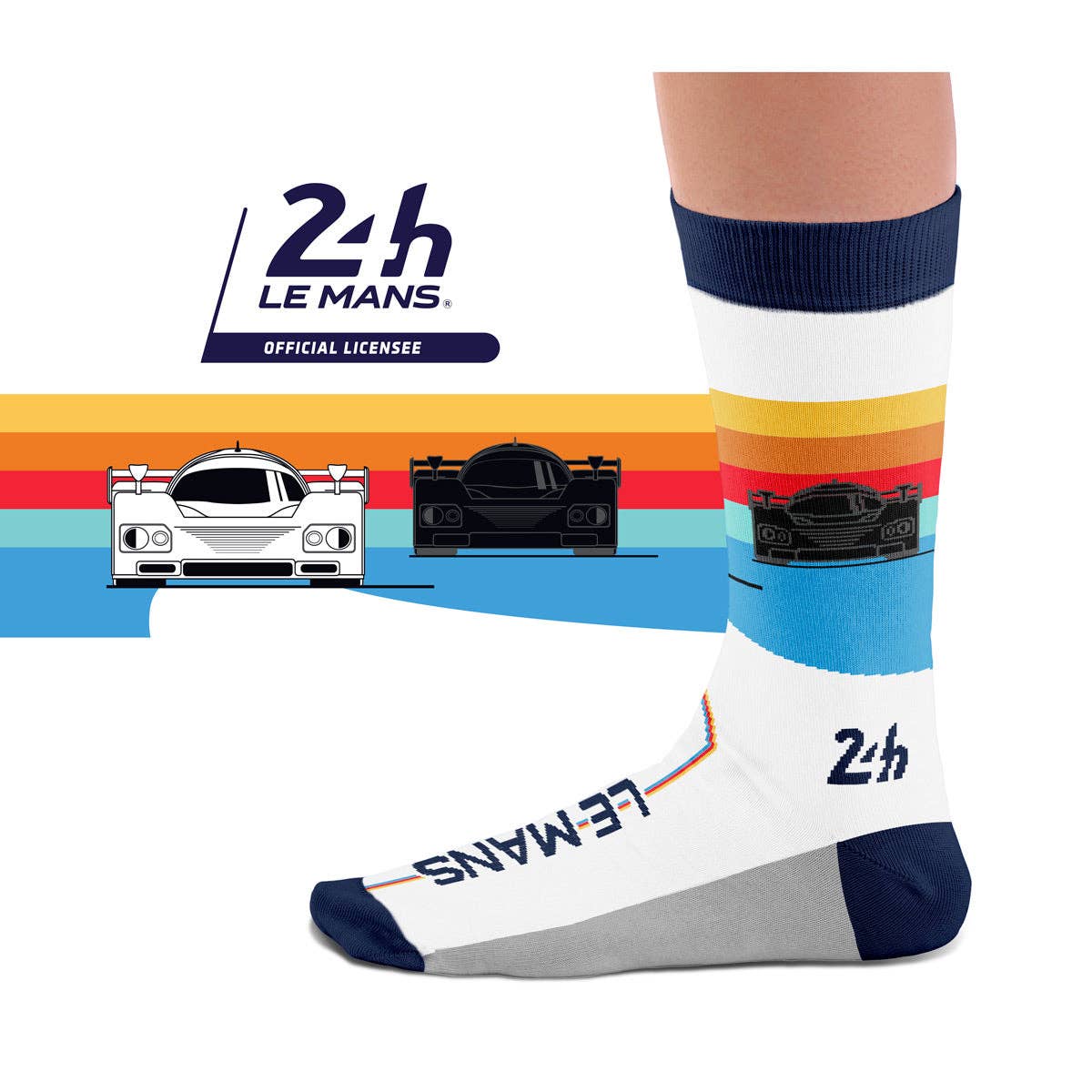 Chaussettes Lemans Retro Racer