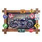 Tableau Plaque Moto