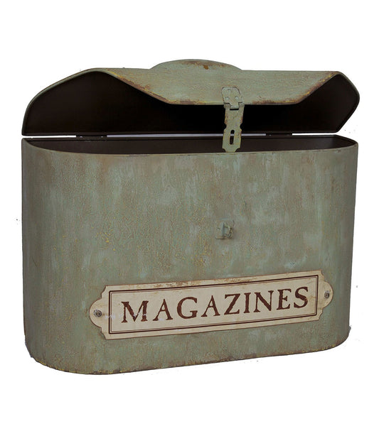 Suitcase-shaped magazine box