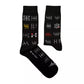 Chaussettes motifs boite de vitesses