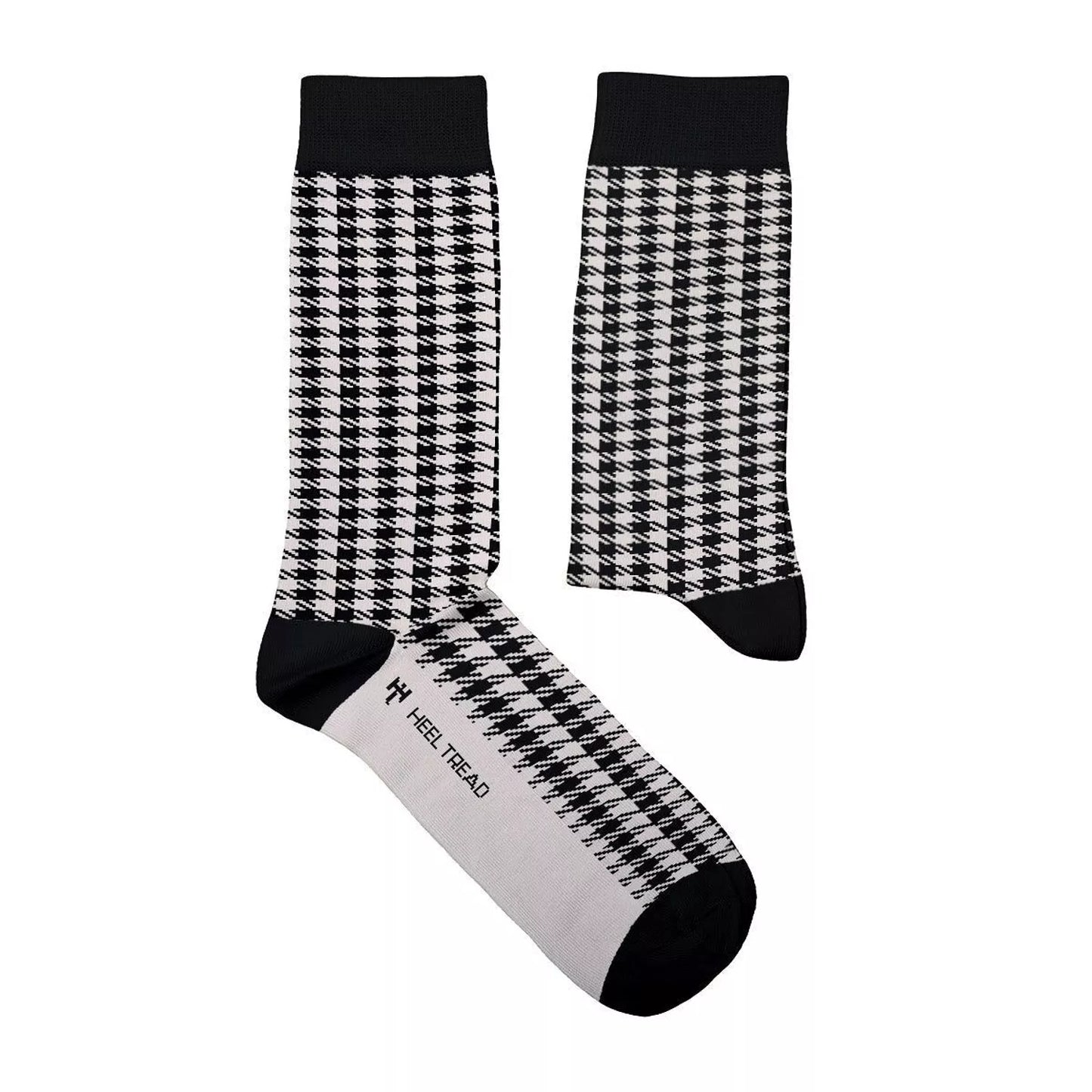 Chaussettes Pepita Noir-Blanc