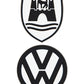 Lot de 2 aimants Emblème Volkswagen