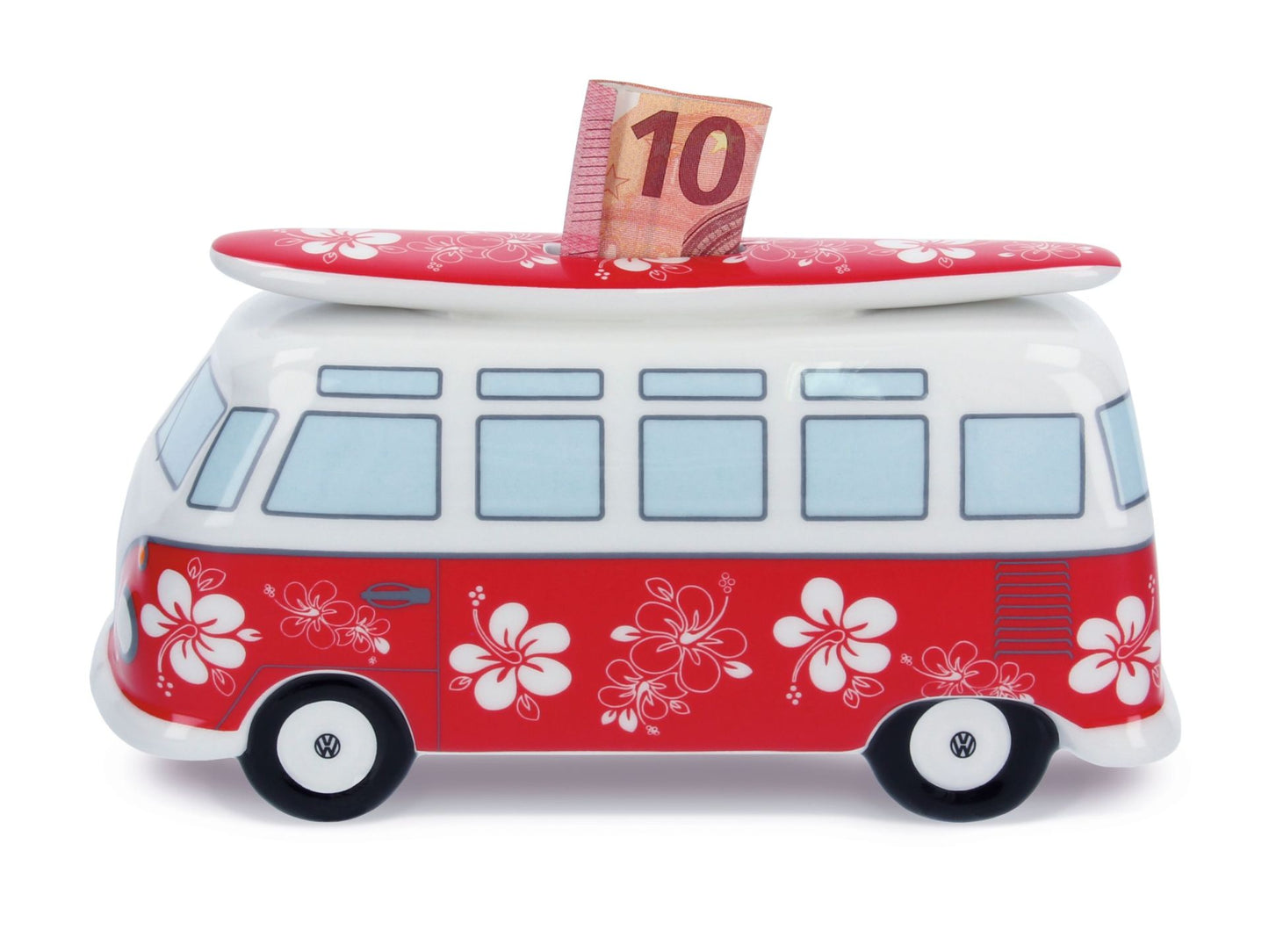 VW Combi T1 piggy bank with surfboard