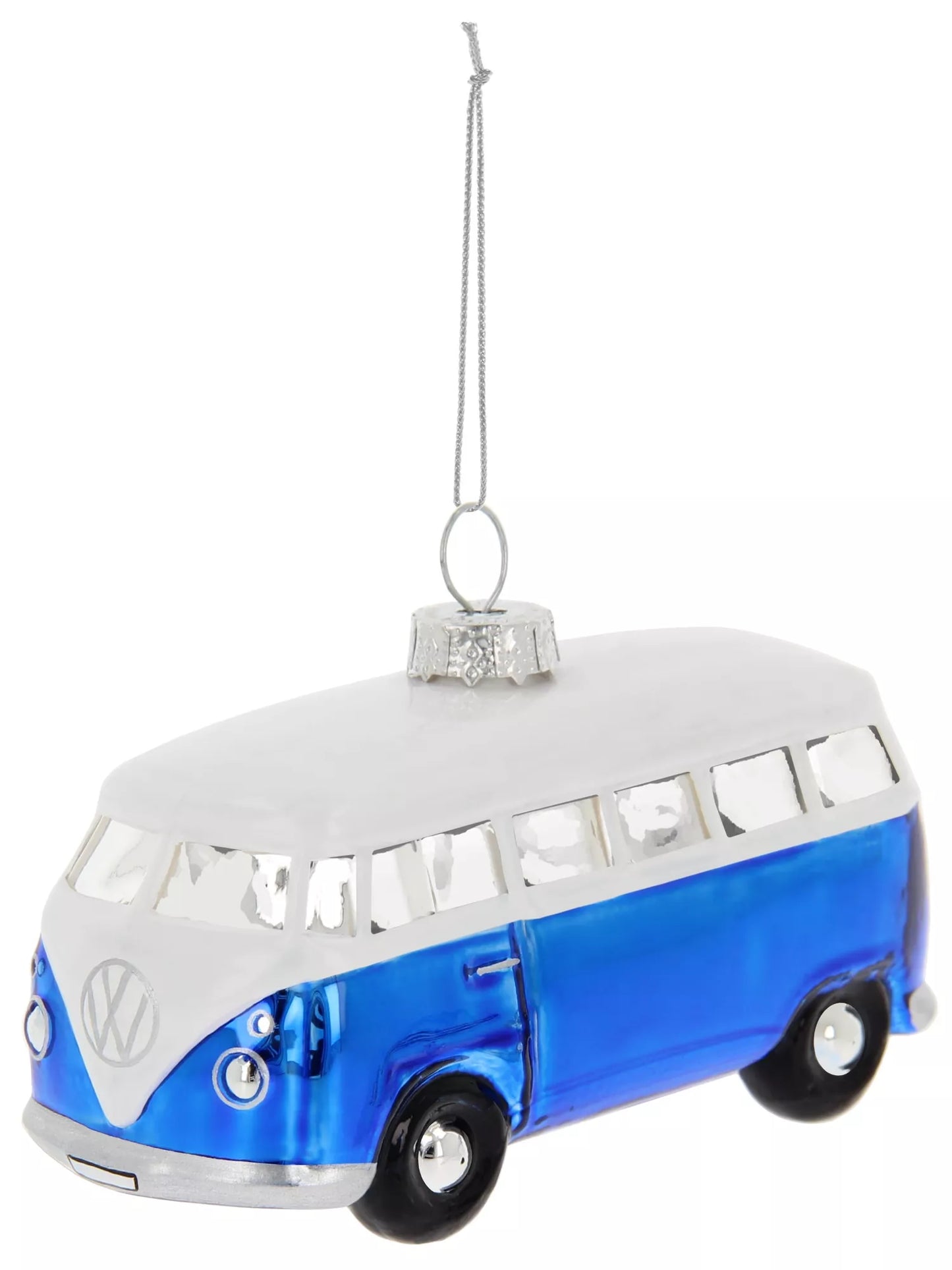 Sujet de Noël Volkswagen  T1 Combi en verre dans un coffret cadeau