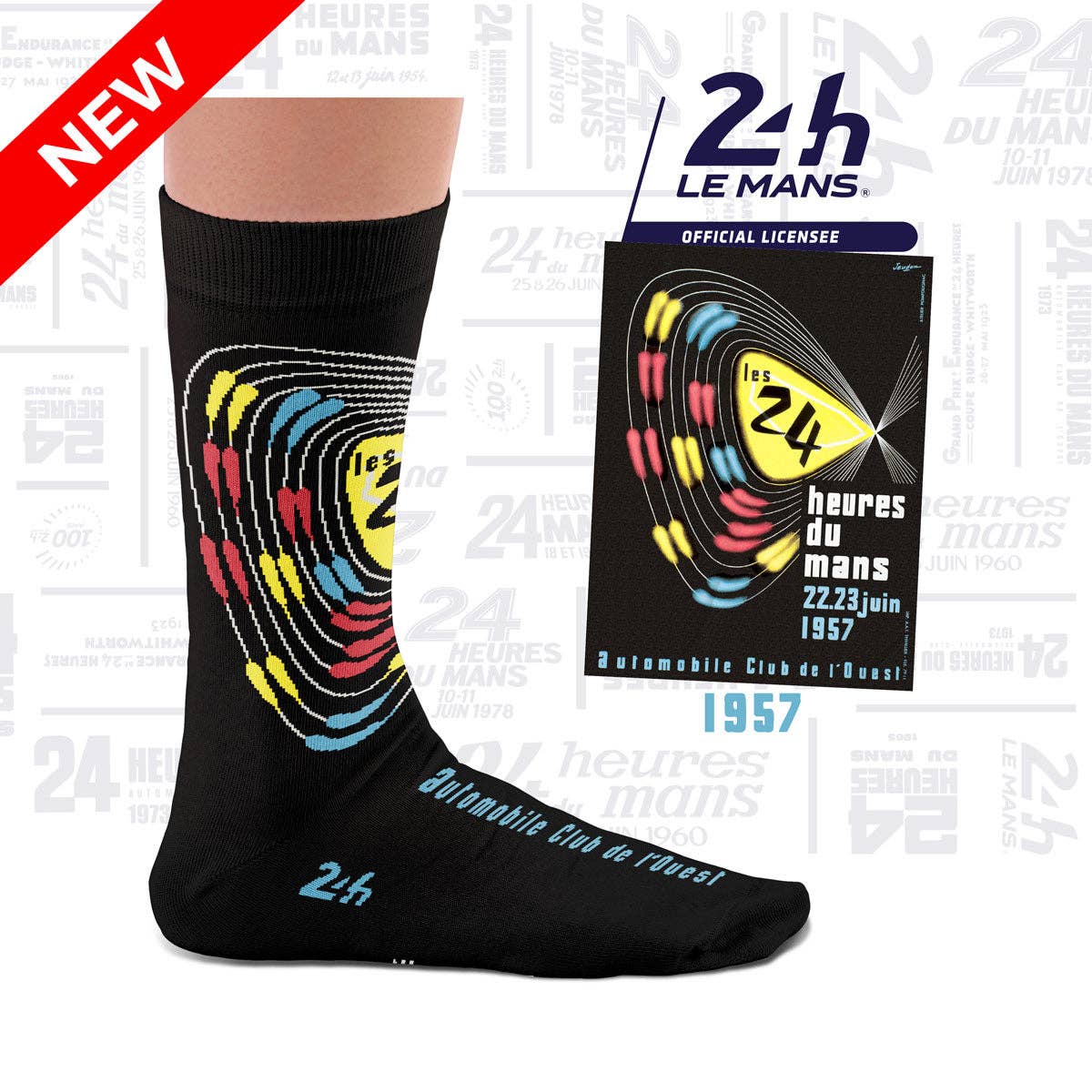 Pack de 4 chaussettes  24H du  Mans
