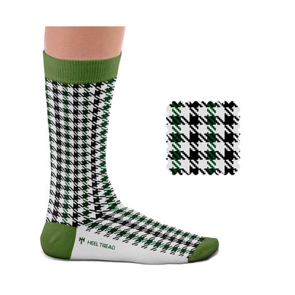 Chaussettes Pepita noires-vertes