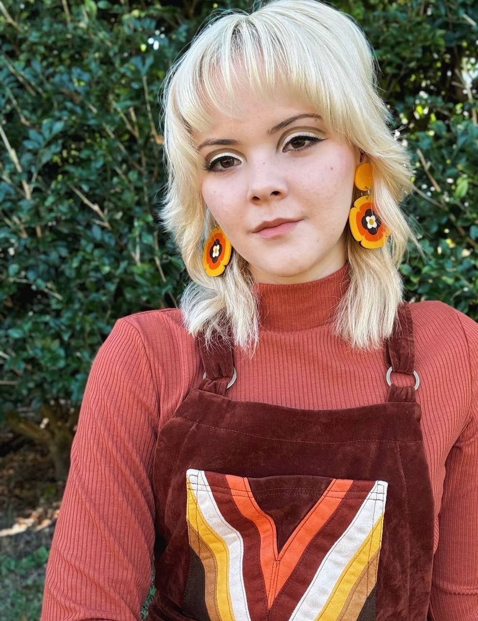 Boucles d'oreilles rétro groovy I'm living in the 70s