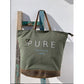 sac de plage en toile recyclée