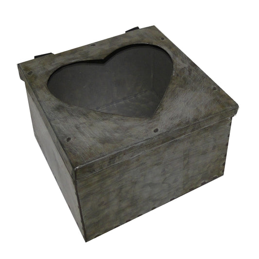 Vintage Square Zinc Box