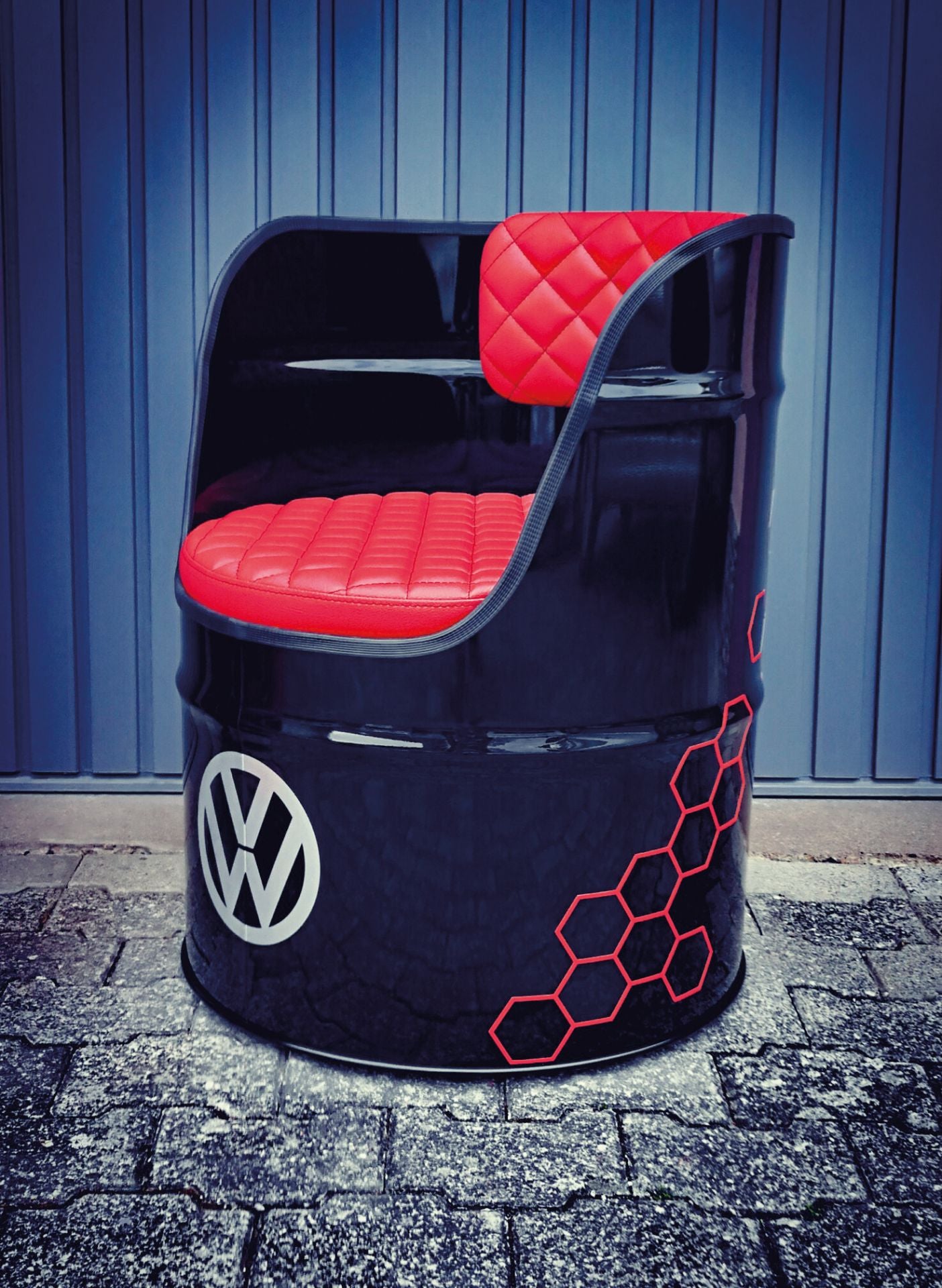 Fauteuil Gti VW en tonneau d’huile
