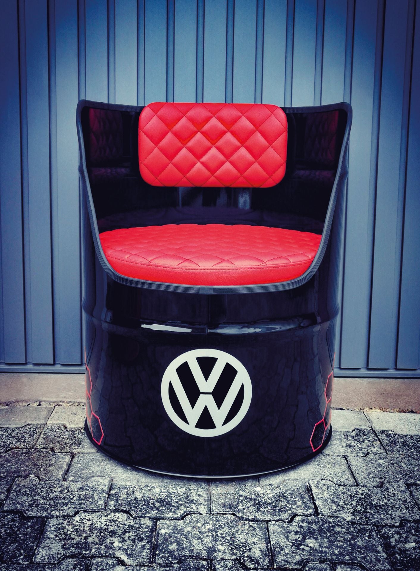 Fauteuil Gti VW en tonneau d’huile