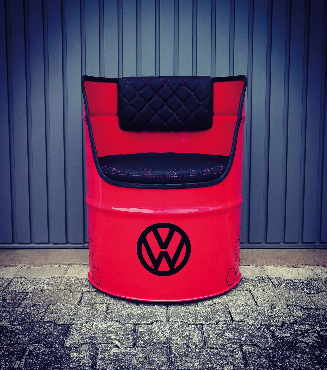 Fauteuil Gti VW en tonneau d’huile