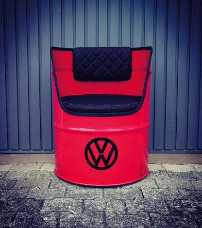 Fauteuil Gti VW en tonneau d’huile