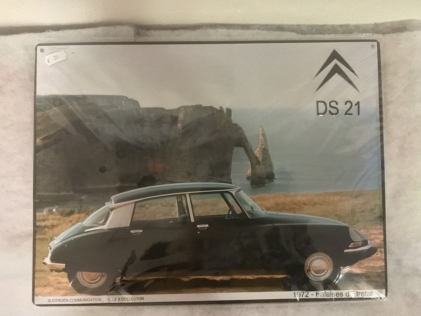 Citroën-Metallschilder mit Reliefs