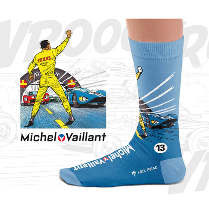 Chaussettes Michel Vaillant "Le 13 est au départ"