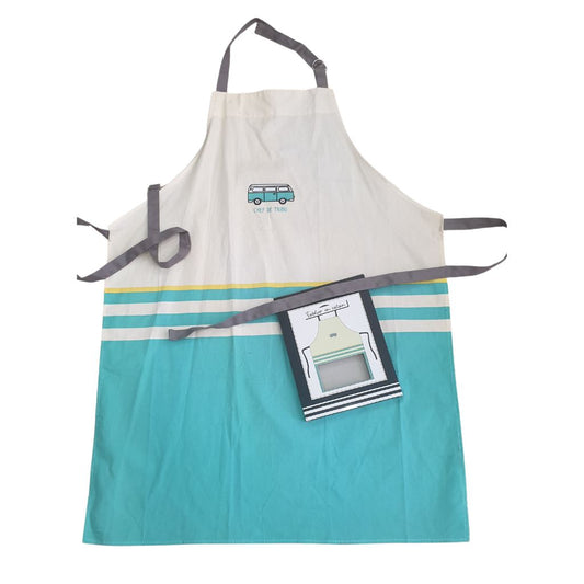 Combi pattern cotton apron