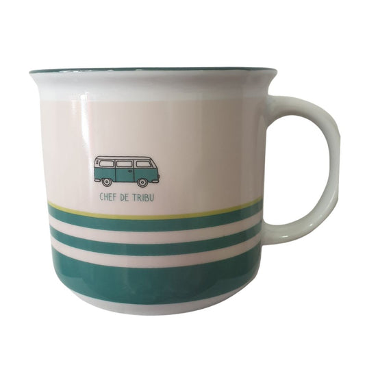 Keramiktasse mit Kombimuster
