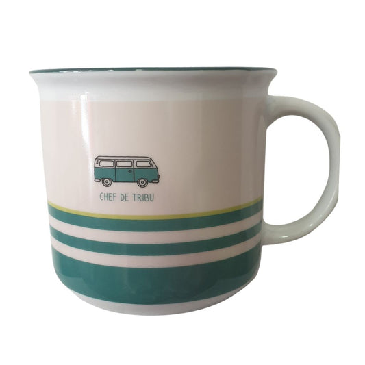Combi pattern ceramic mug